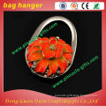 epoxy domed ladies purse hooks in flower shape